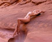 anoush in the slot canyon artistic nude photo by photographer dj photo odyssey