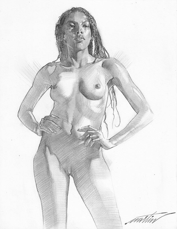 anyae 2 artistic nude artwork by artist james martin 