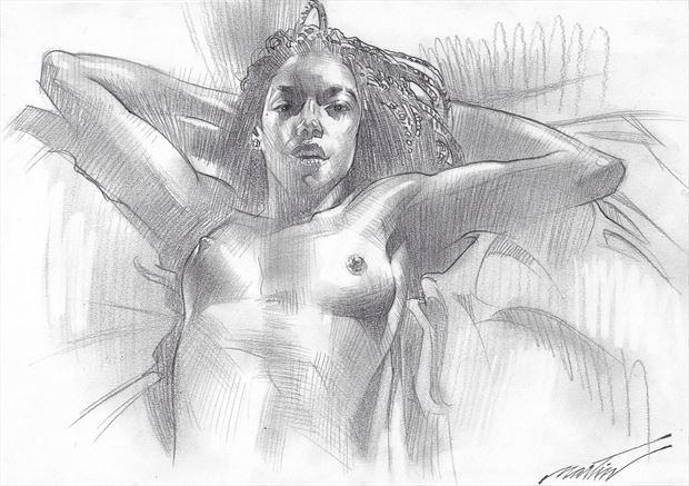 anyae artistic nude artwork by artist james martin 