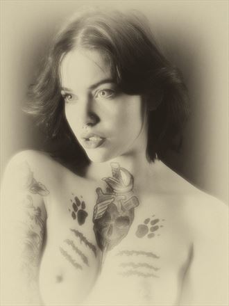 april tattoo artistic nude artwork by photographer jlhyphotos