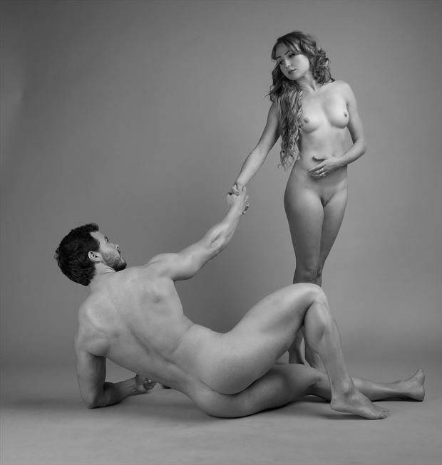 ares and aphrodite artistic nude photo by model lillia keane