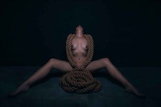 art nude thick rope artistic nude photo by photographer christian schmidt