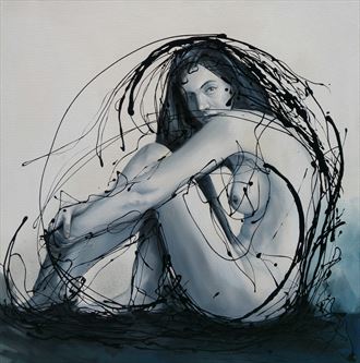 artistic nude abstract artwork by artist ali