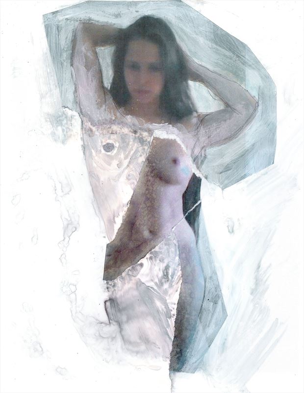 artistic nude abstract artwork by model redpanda