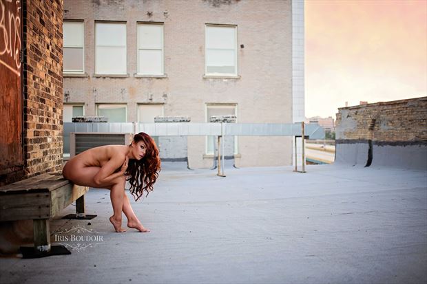 artistic nude architectural photo by model ceara blu