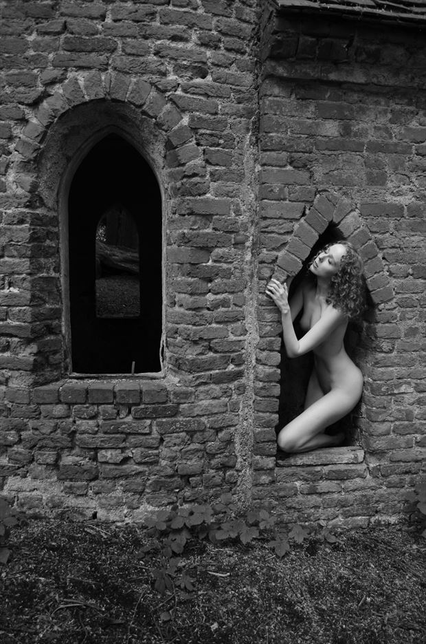 artistic nude architectural photo by model gem
