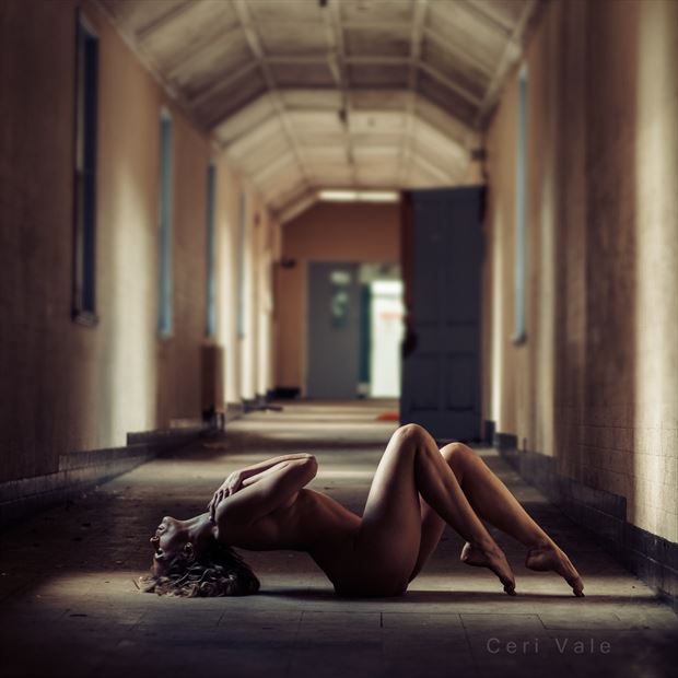 artistic nude architectural photo by model selkie