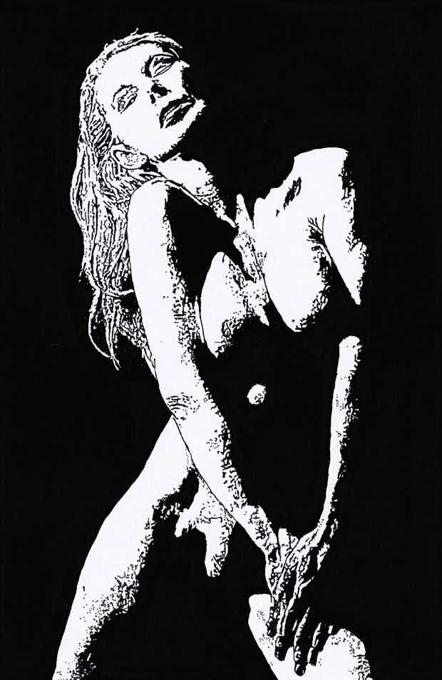 artistic nude artwork by artist brett 9
