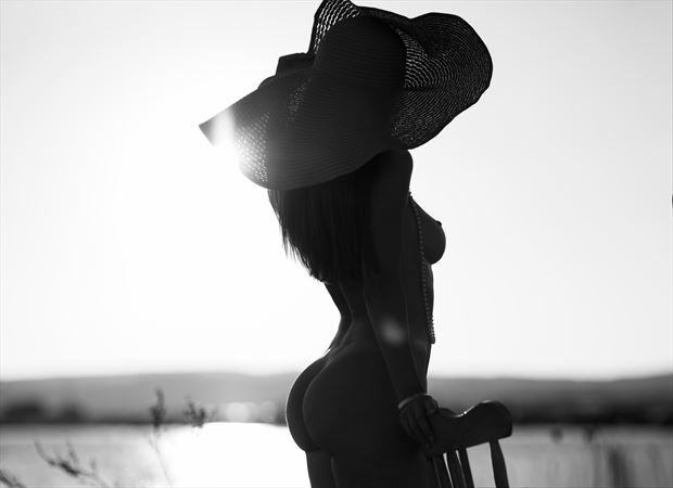 artistic nude bikini photo by model sunshine model