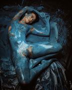artistic nude body painting artwork by model thedarkmotherkali