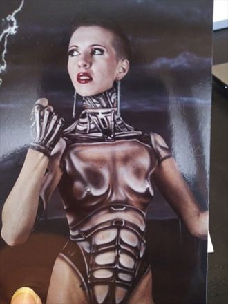 artistic nude body painting photo by model amadea