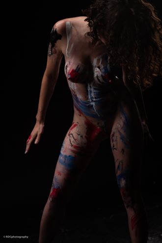artistic nude body painting photo by model michelle s