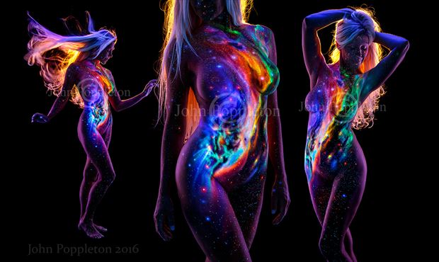 artistic nude body painting photo by model sandra todd
