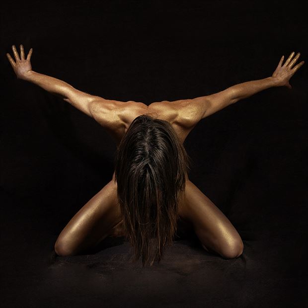 artistic nude body painting photo by photographer aj kahn