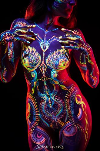 artistic nude body painting photo by photographer bill la