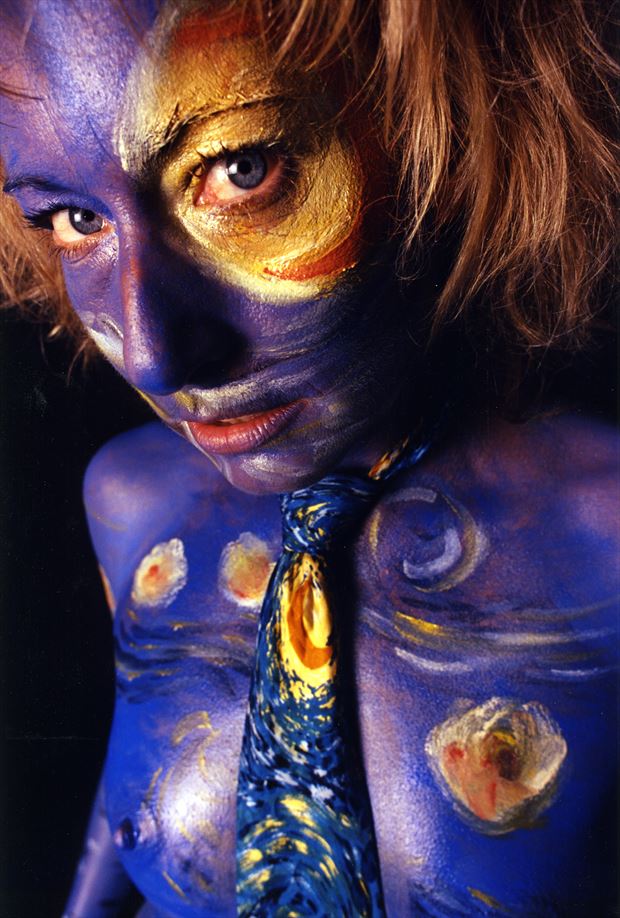 artistic nude body painting photo by photographer davel