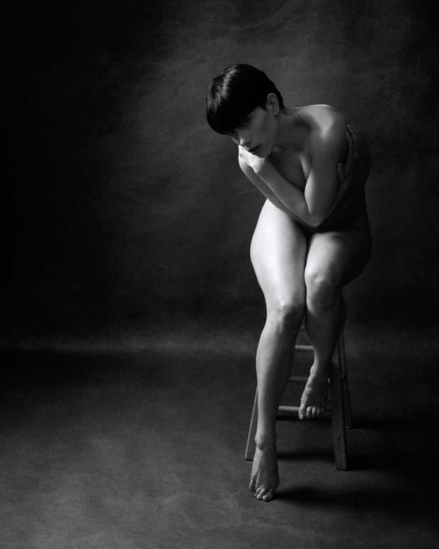 artistic nude chiaroscuro photo by photographer gifford hart
