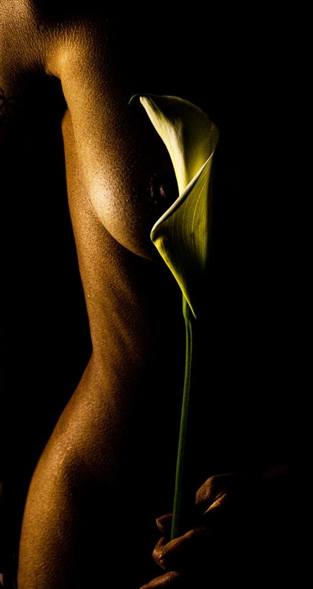 artistic nude chiaroscuro photo by photographer oscar becerra