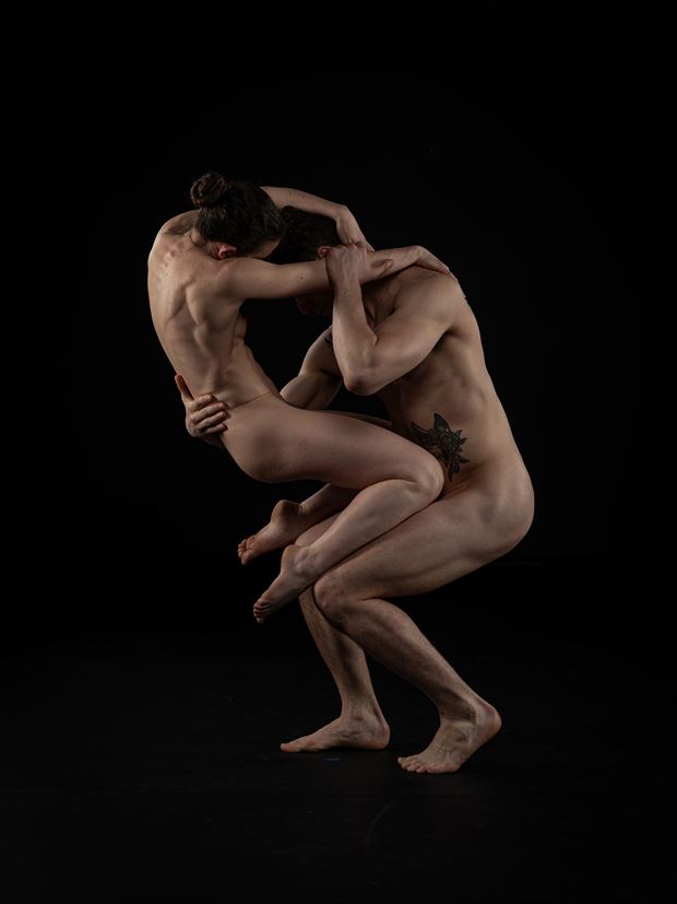 artistic nude couples photo by model keira grant