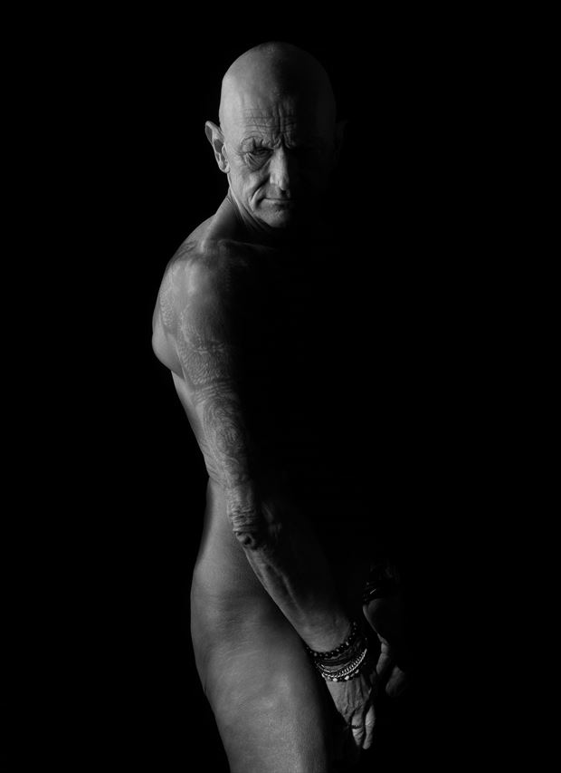 artistic nude erotic photo by model chris morriss