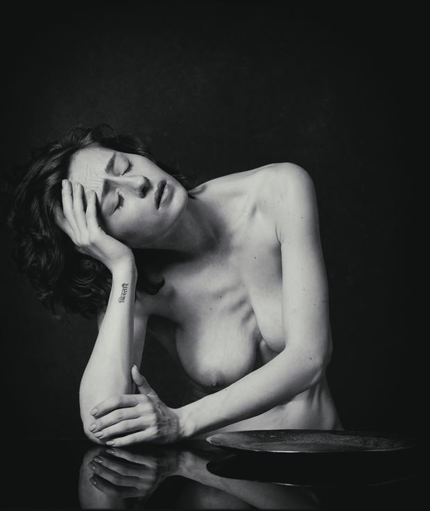 artistic nude expressive portrait photo by photographer bernard r