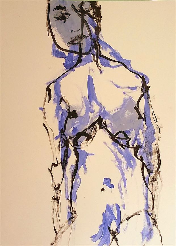 artistic nude figure study artwork by artist artmaker