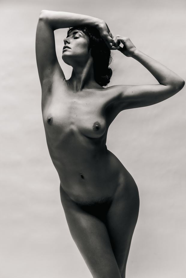artistic nude figure study photo by model meghan claire