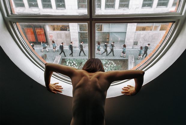artistic nude implied nude photo by model erin elizabeth