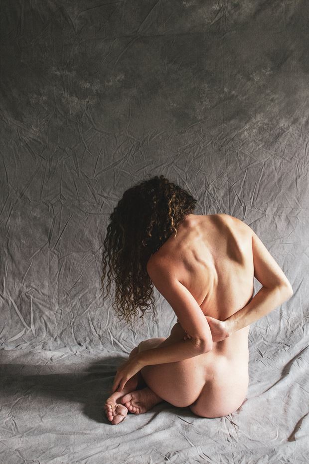 artistic nude implied nude photo by model vivian cove