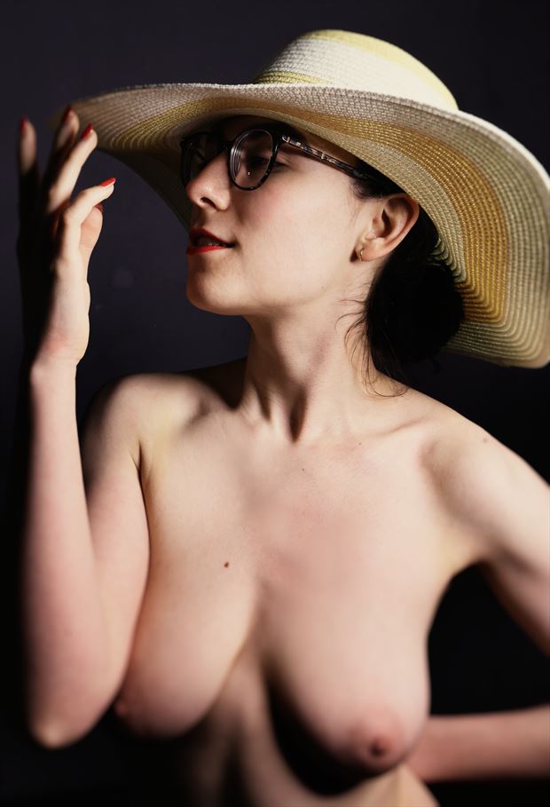 artistic nude implied nude photo by model %C5%BEanet
