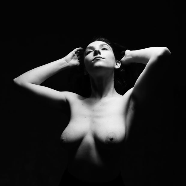 artistic nude implied nude photo by model %C5%BEanet