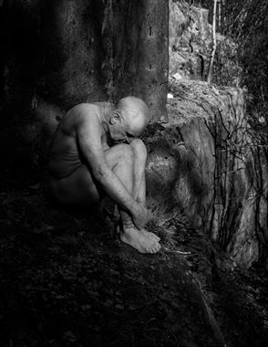 artistic nude implied nude photo by photographer woodman chris