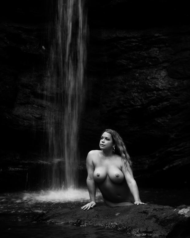 artistic nude nature photo by model angela mathis
