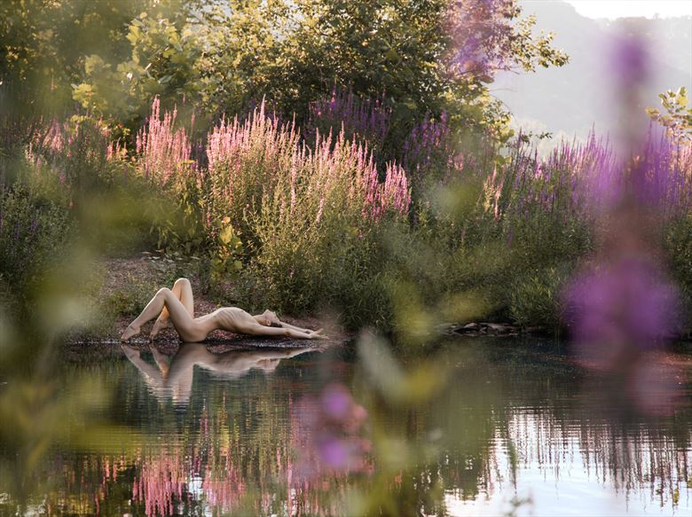artistic nude nature photo by model beth mg