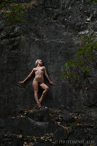 artistic nude nature photo by model cinna ray