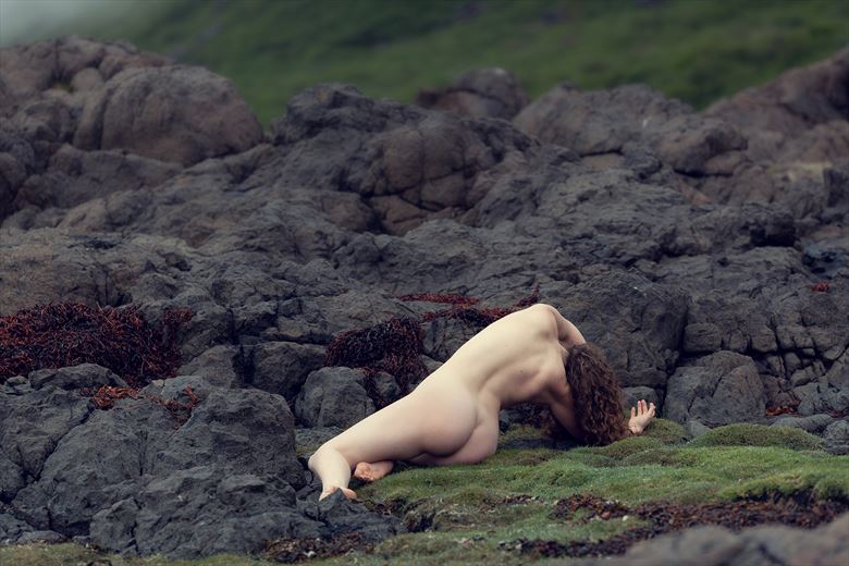 artistic nude nature photo by model ella rose muse