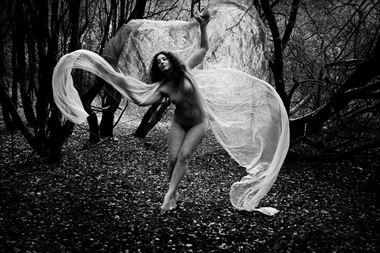 artistic nude nature photo by model ella rose muse