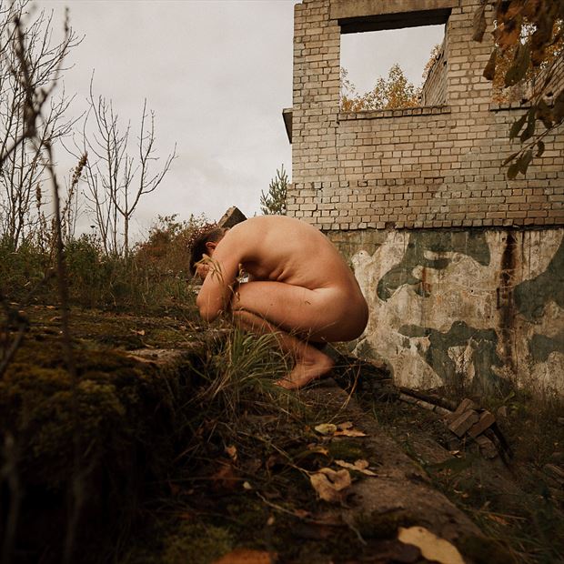 artistic nude nature photo by model loodusekutse