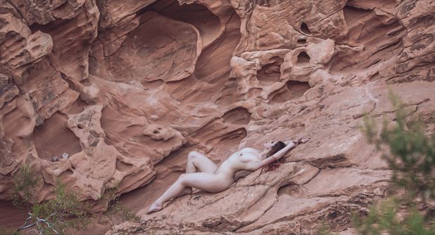 artistic nude nature photo by model mina salome