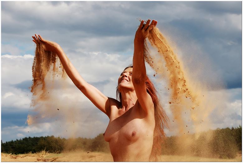 artistic nude nature photo by model model heidi