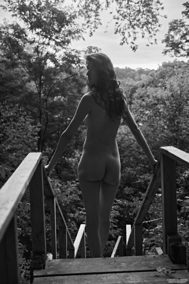 artistic nude nature photo by model vittoria