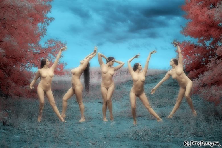 artistic nude nature photo by model xaina fairy