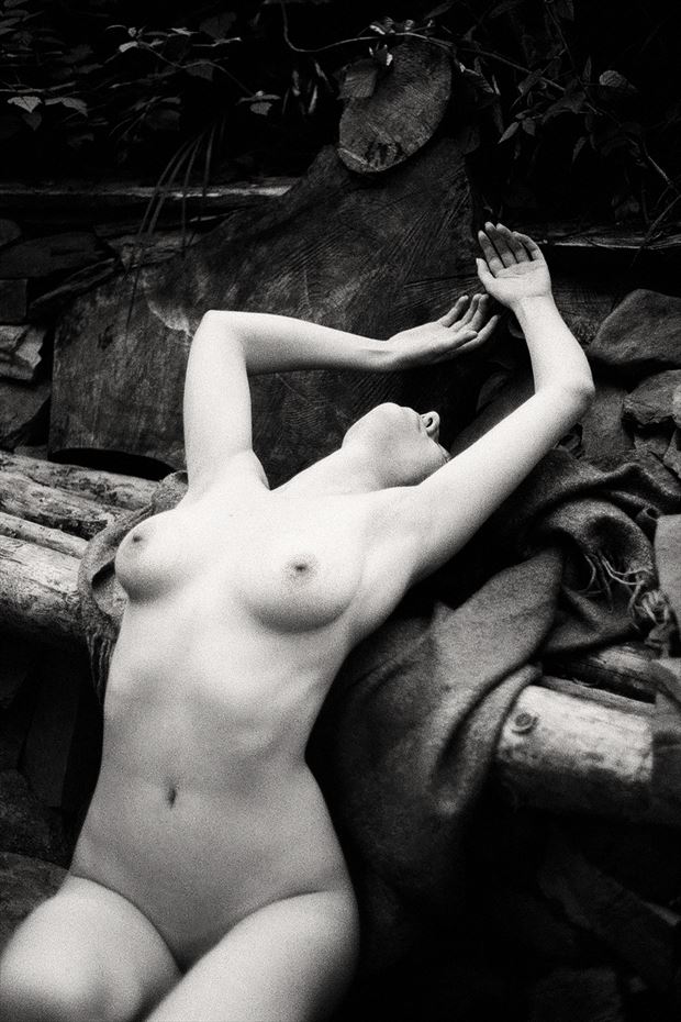 artistic nude nature photo by model %C5%BEanet