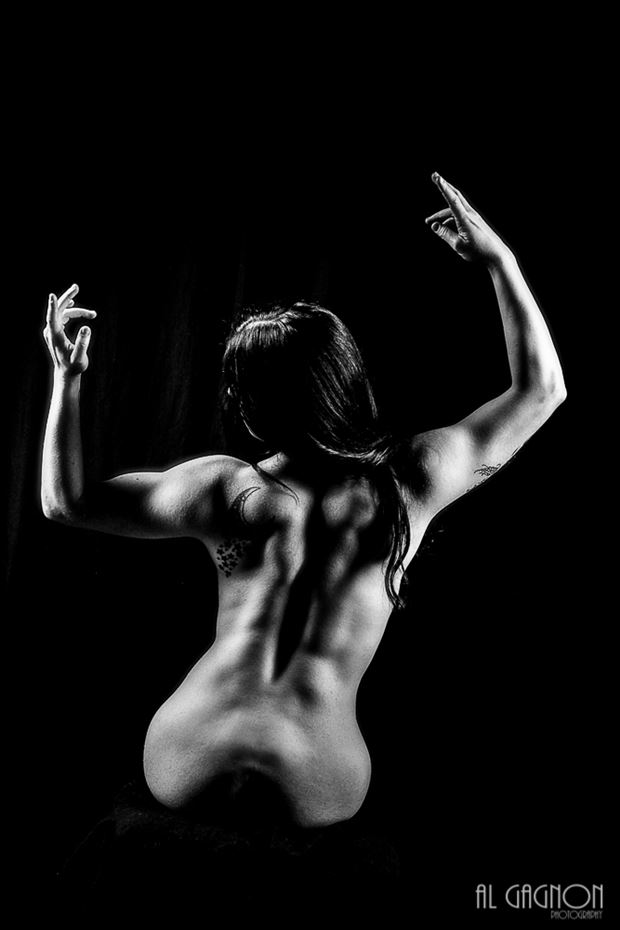 artistic nude photo by photographer al gagnon
