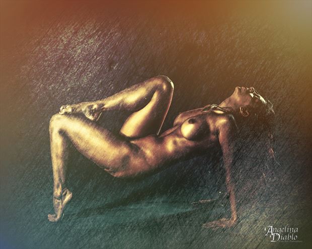 artistic nude photo by photographer angelina diablo fine art