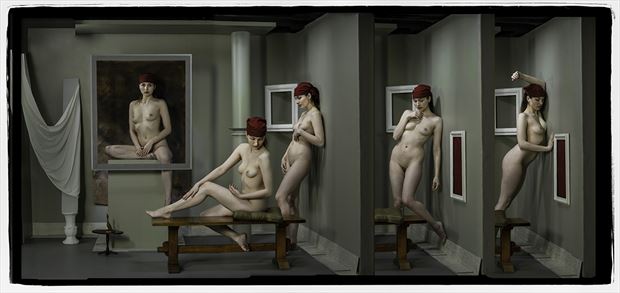 artistic nude photo manipulation artwork by model jennifer helena