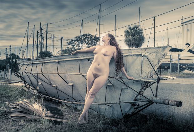 artistic nude portrait photo by model xaina fairy
