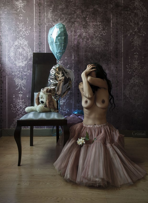 artistic nude self portrait photo by artist crissial