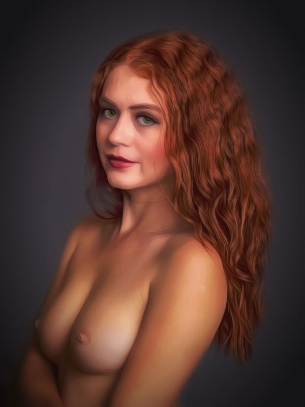artistic nude sensual artwork by artist charles caramella
