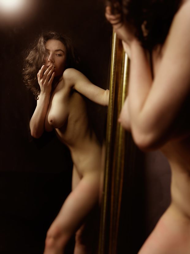 artistic nude sensual artwork by model %C5%BEanet